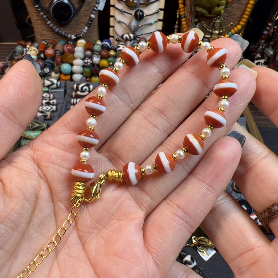 玛瑙/玉髓未镶嵌手链