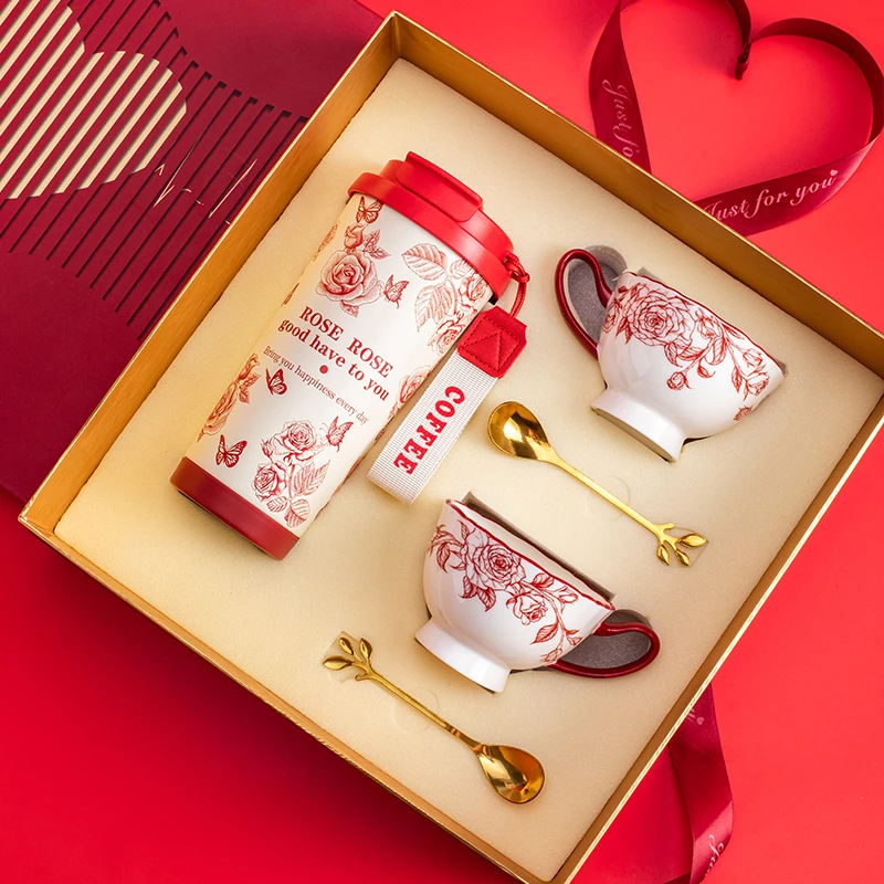 新婚礼物送新人实用咖啡杯新娘结婚订婚送闺蜜伴手礼生日乔迁礼品