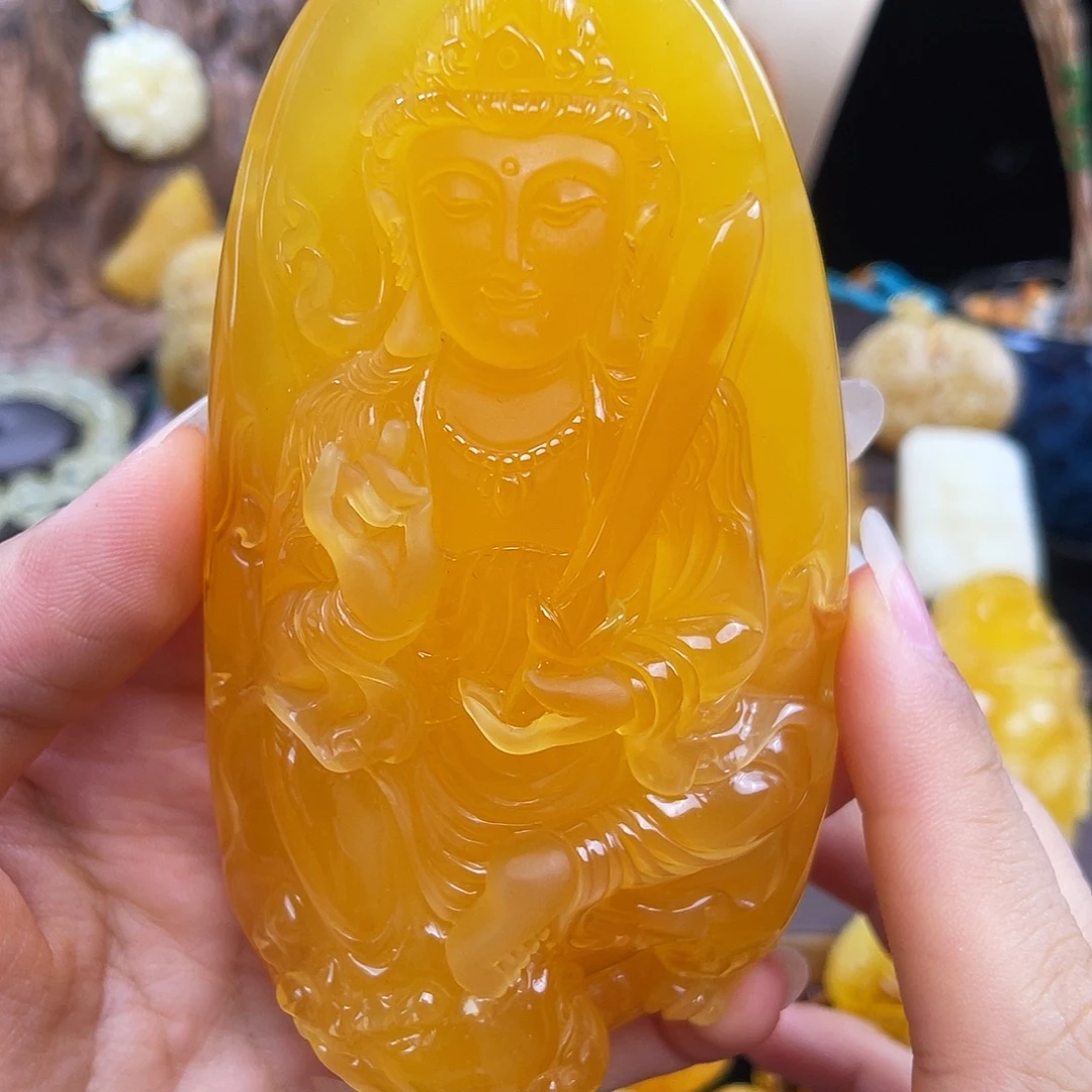 琥珀未镶嵌珠宝奇石