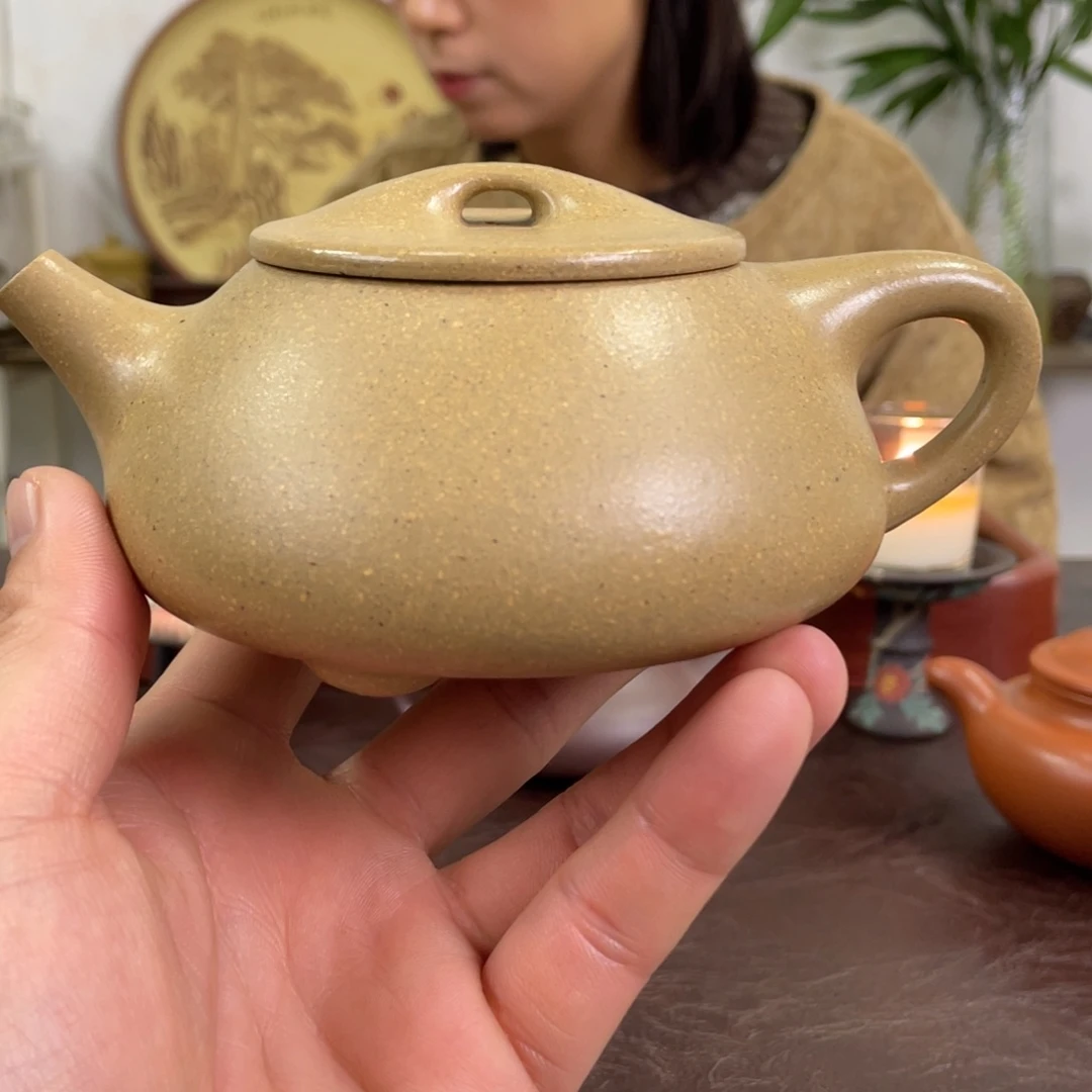 紫砂茶壶景舟石瓢