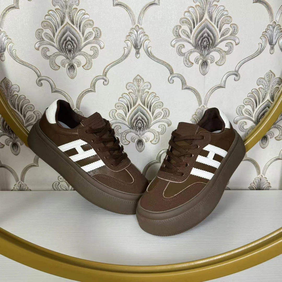 【新疆包邮】百搭德训鞋增高女鞋板鞋厚低休闲鞋(8803)