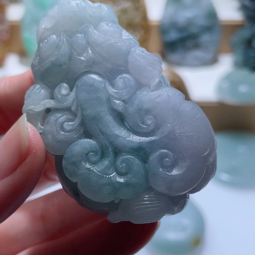 未镶嵌定制翡翠毛货