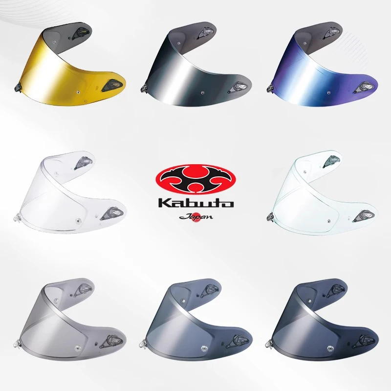 OGK日本原装镜片空气刀5/空气刀6头盔镜片电镀金/银/蓝原厂镜片