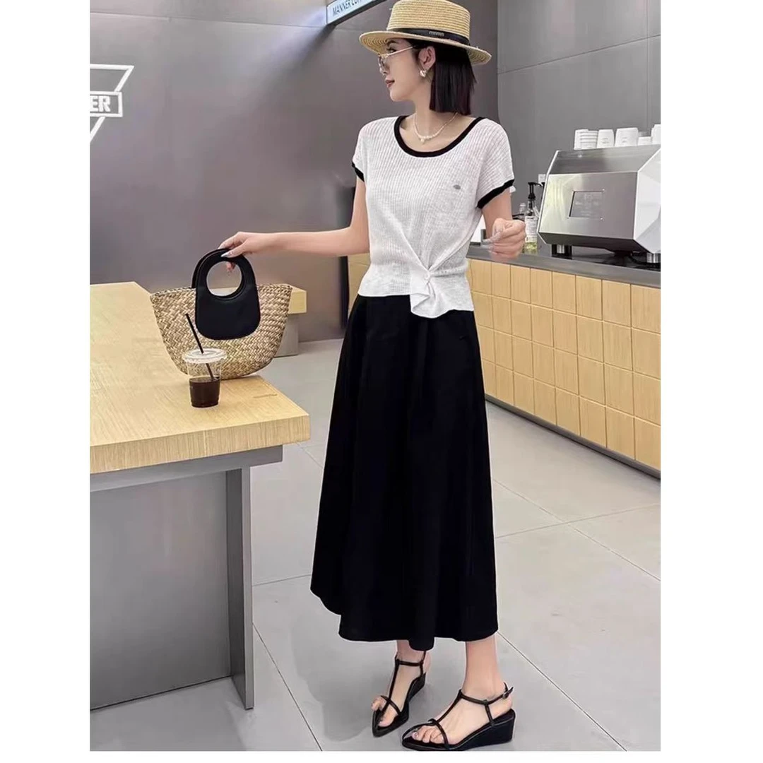 【飞姐】时尚气质显瘦上衣+半身裙套装T314款