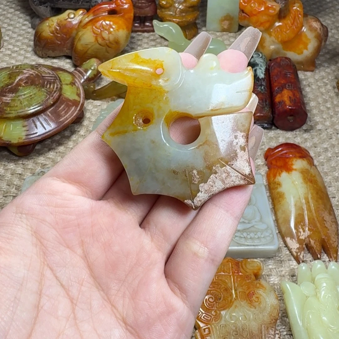 白玉菩提吊坠挂件