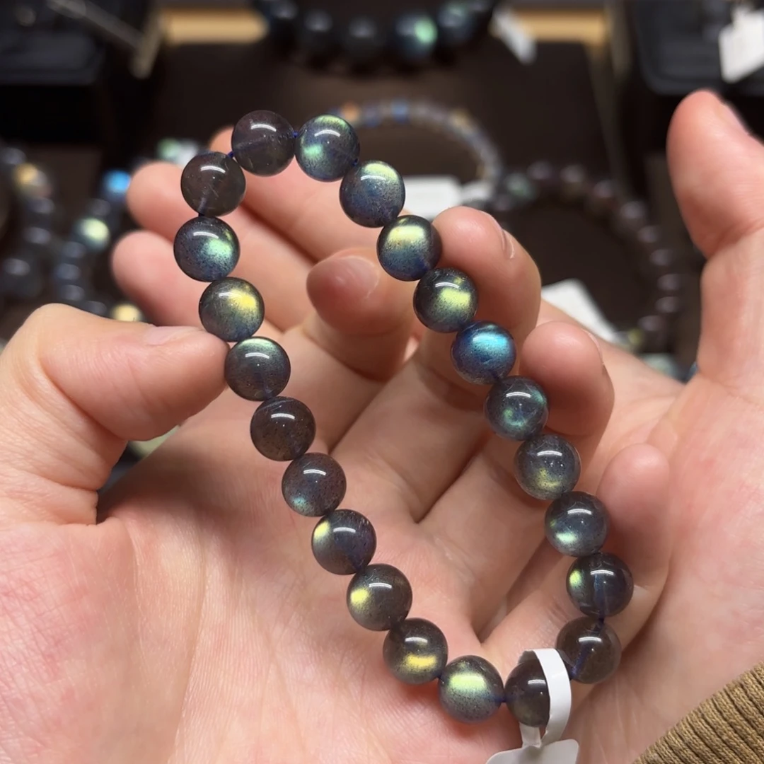 未镶嵌手链长石8.6mm左右