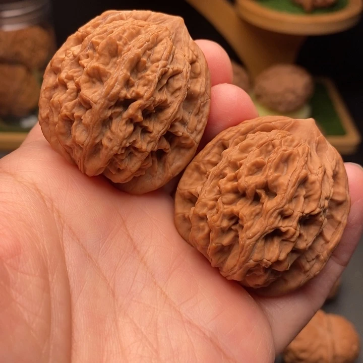 把件文玩核桃虎头42