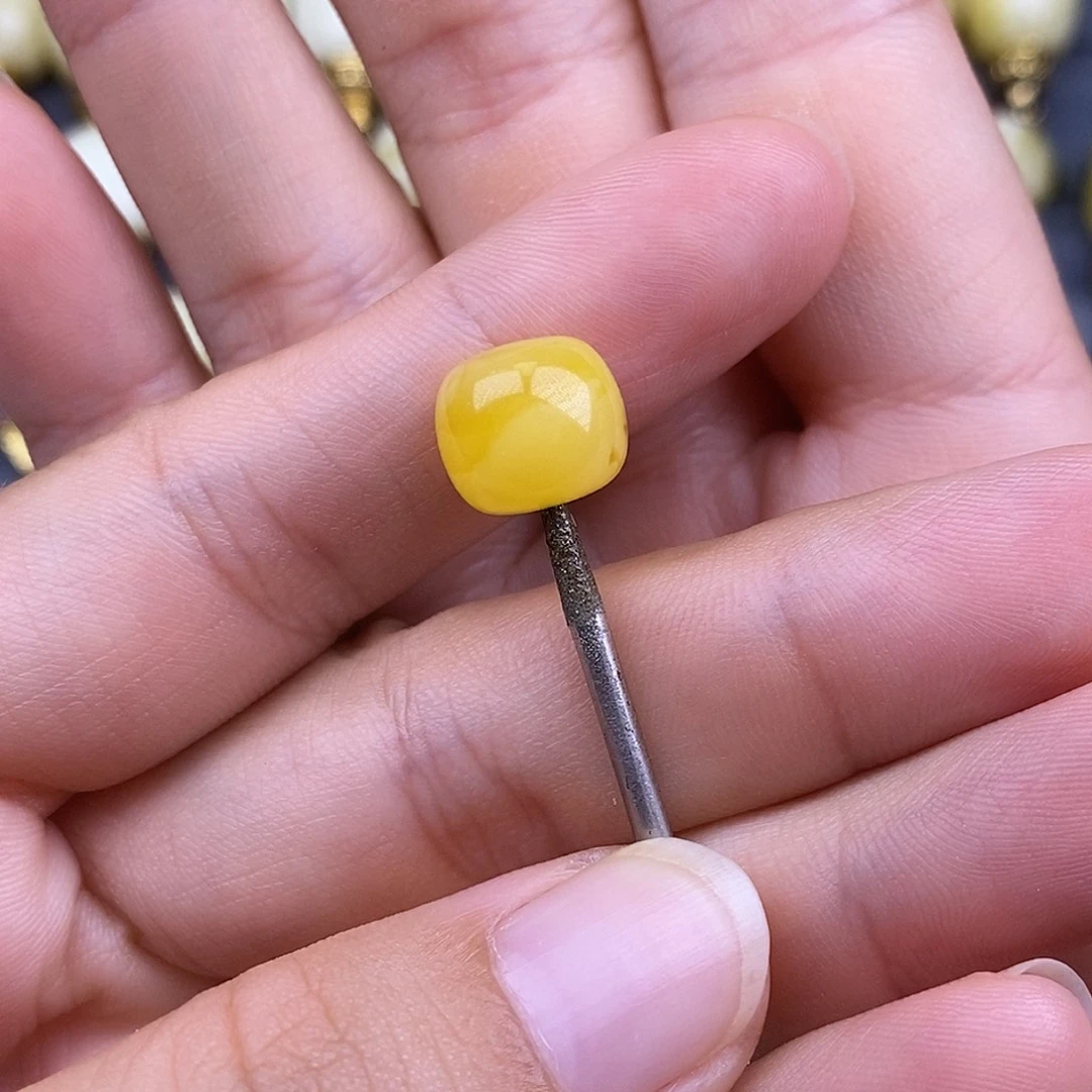 裸石琥珀未镶嵌11mm 蜜蜡老邢珠子