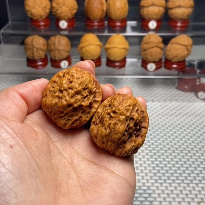 文玩核桃把件35龙脊妖蟾