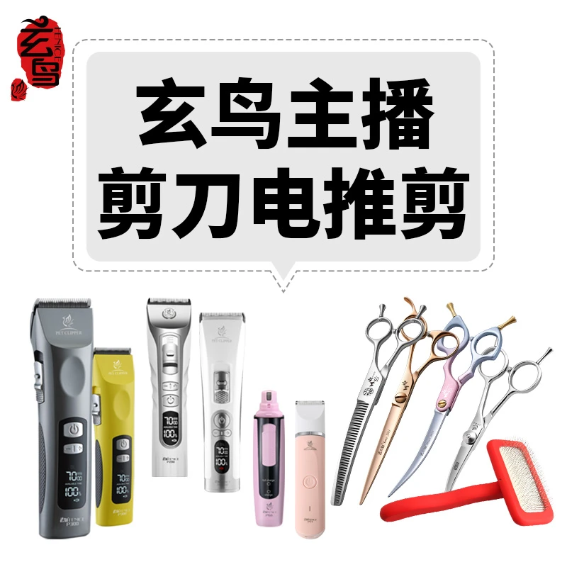 玄鸟主播剪刀电推剪