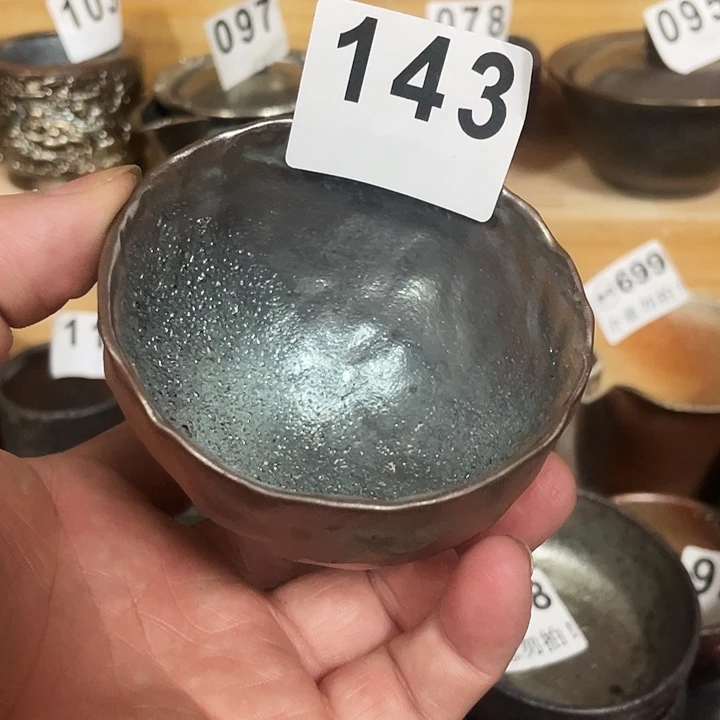 茶杯紫泥柴烧纯手工143