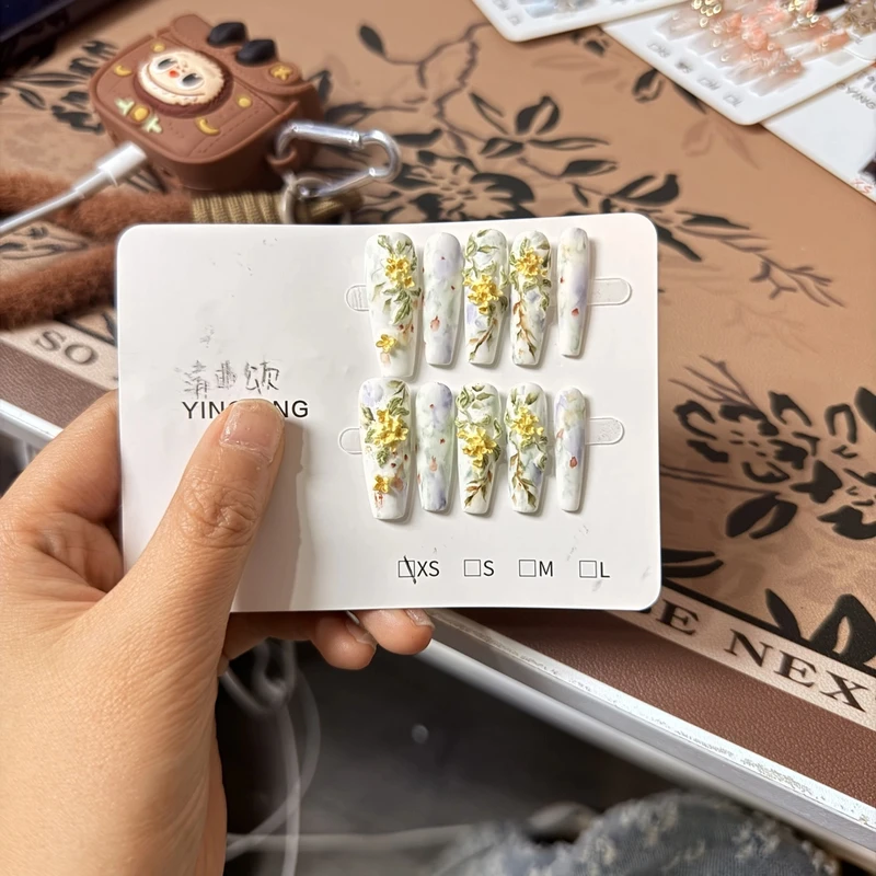 桂花酿05，纯手工穿戴甲