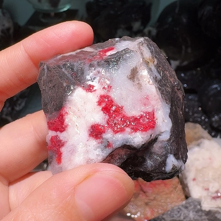 1***咚天然辰砂天然朱砂原矿石！