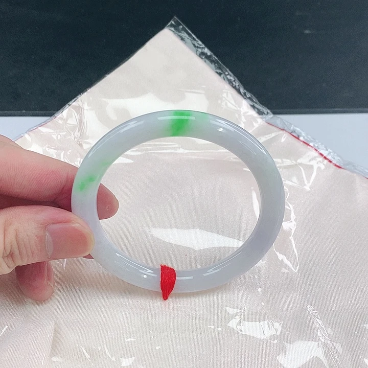 翡翠未镶嵌手镯圈54.4。04116