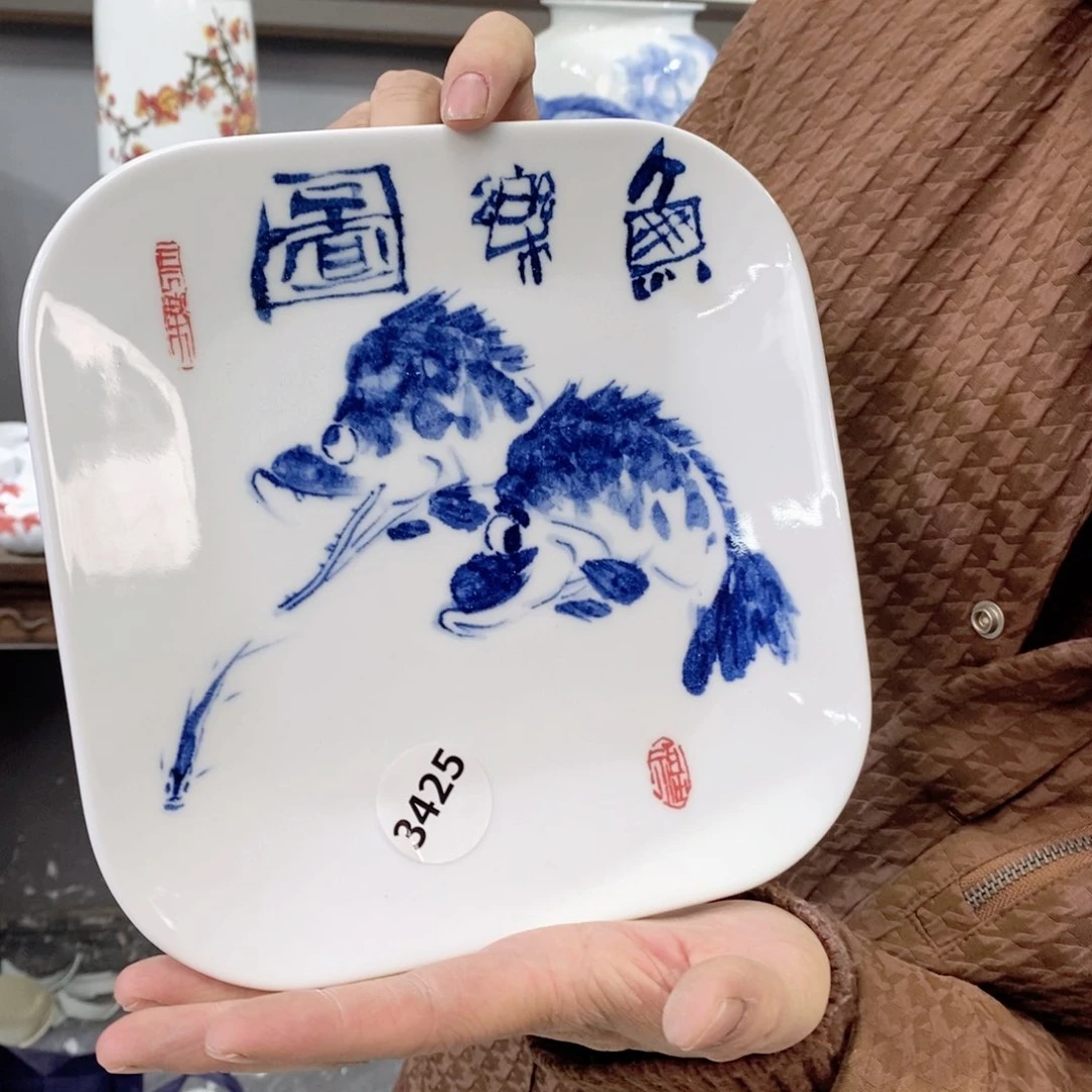 摆件吴义松陶瓷直播间3425