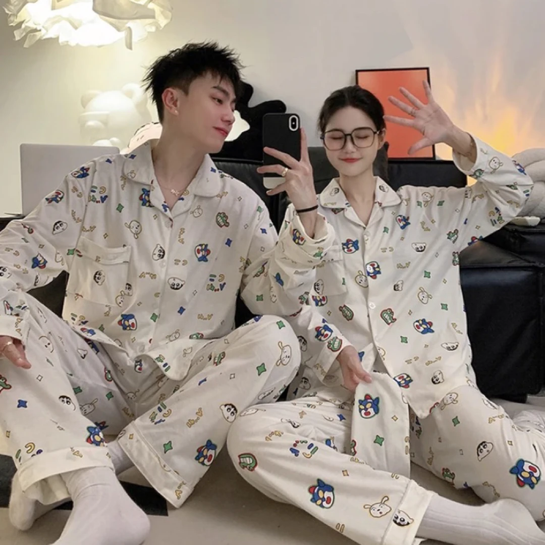 【卡通亲肤棉】加肥加大260斤睡衣卡通可爱印花高级感家居服