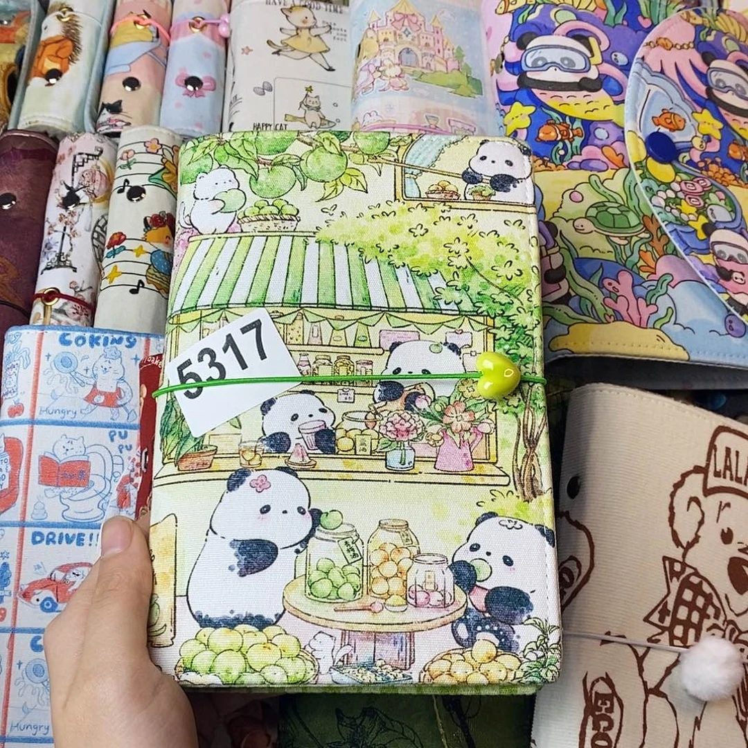 织绣A6活页不加纸5317