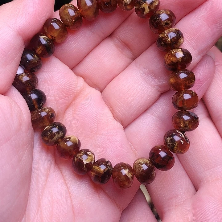 琥珀未镶嵌裸石抚顺琥珀9-308