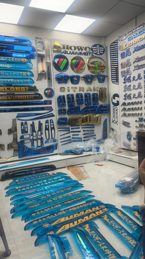 货车门碗不锈钢装饰解放J6P欧曼EST东风天龙汕德卡豪沃门碗拉手贴