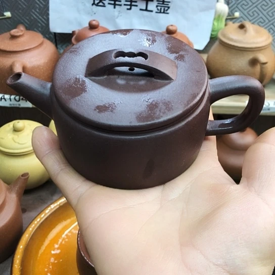 紫砂茶壶紫泥汗瓦170豪升左右
