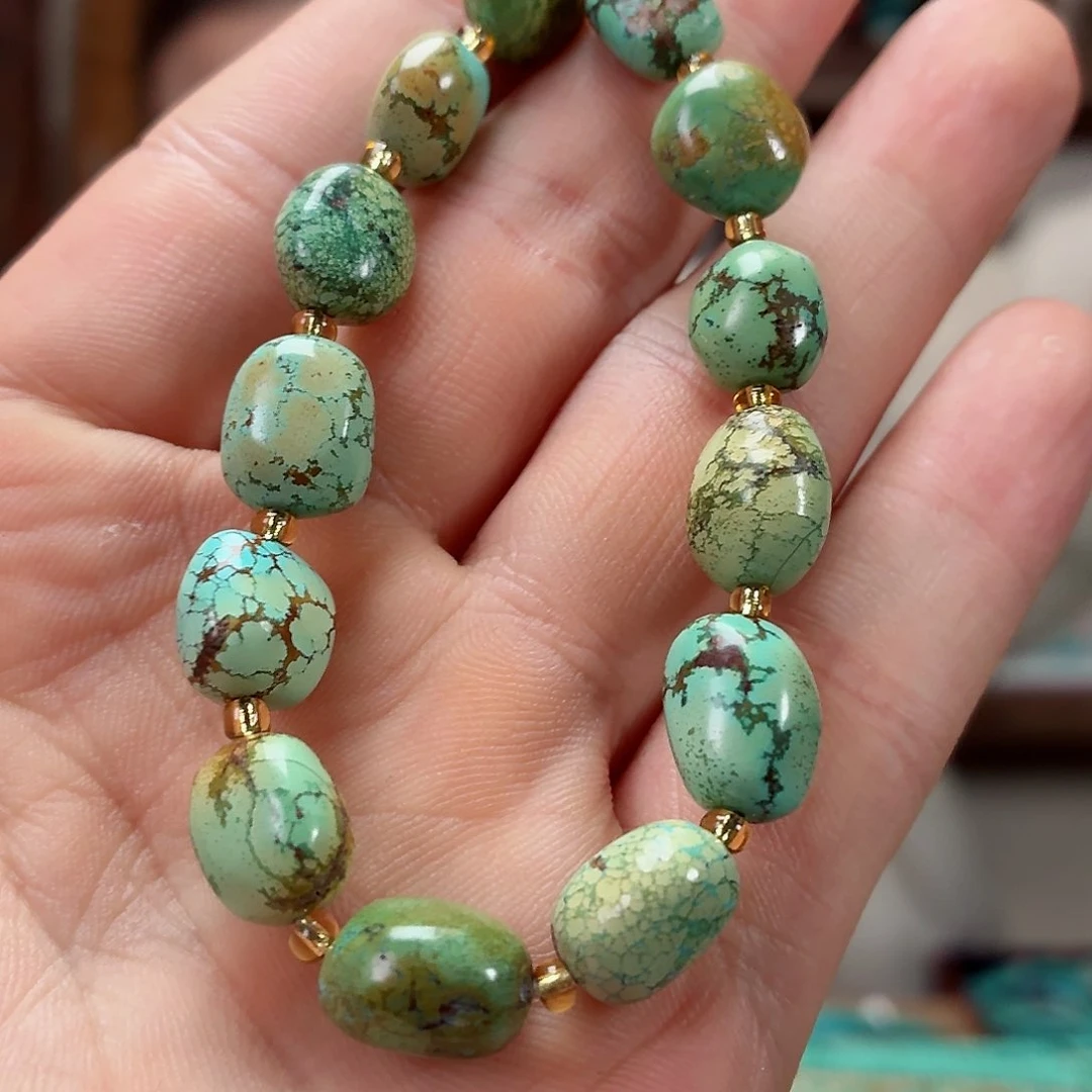 未镶嵌绿松石珠宝奇石