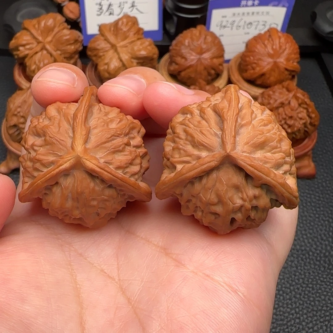 文玩核桃把件瓷娃娃奔全品38