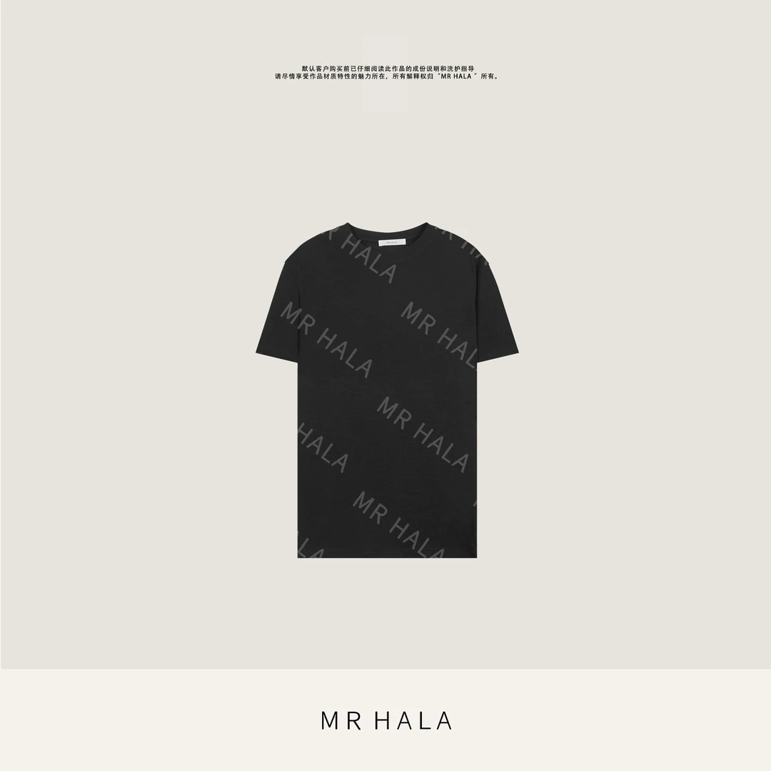 MRHALA 饶阳多色柔垂棉短袖上衣女 LT41170