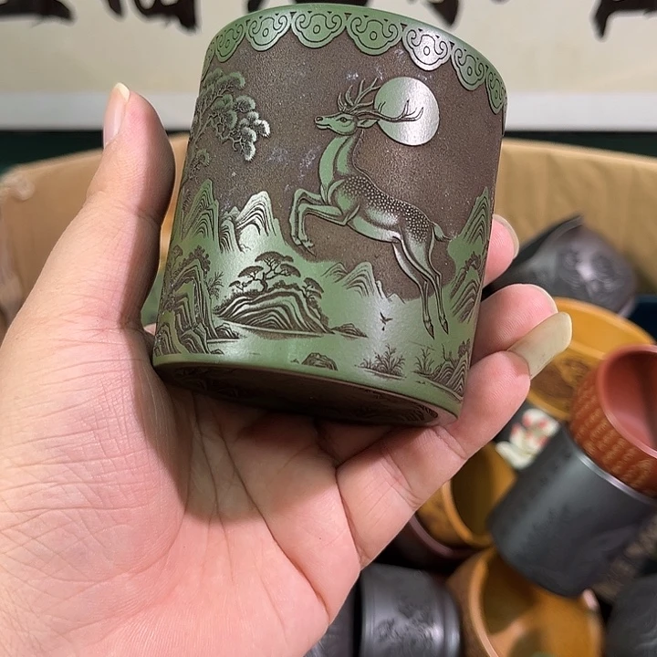 茶杯紫砂全手工紫砂主人杯