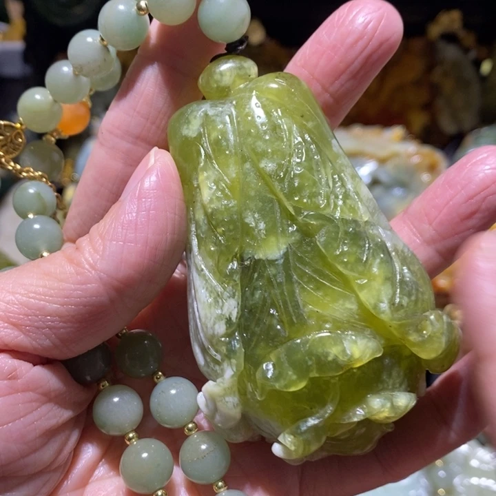 岫玉岫玉吊坠未镶嵌