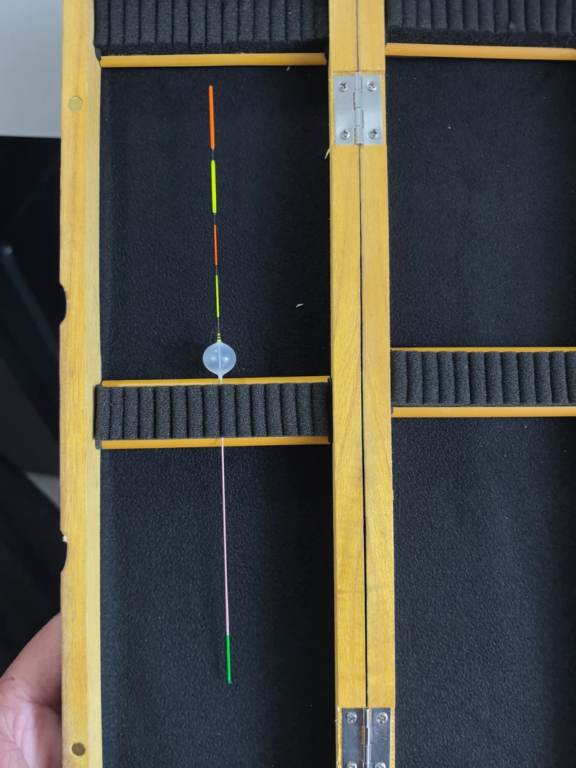 气泡漂纯手工0.6吃铅 20.5厘米 橙黄尾