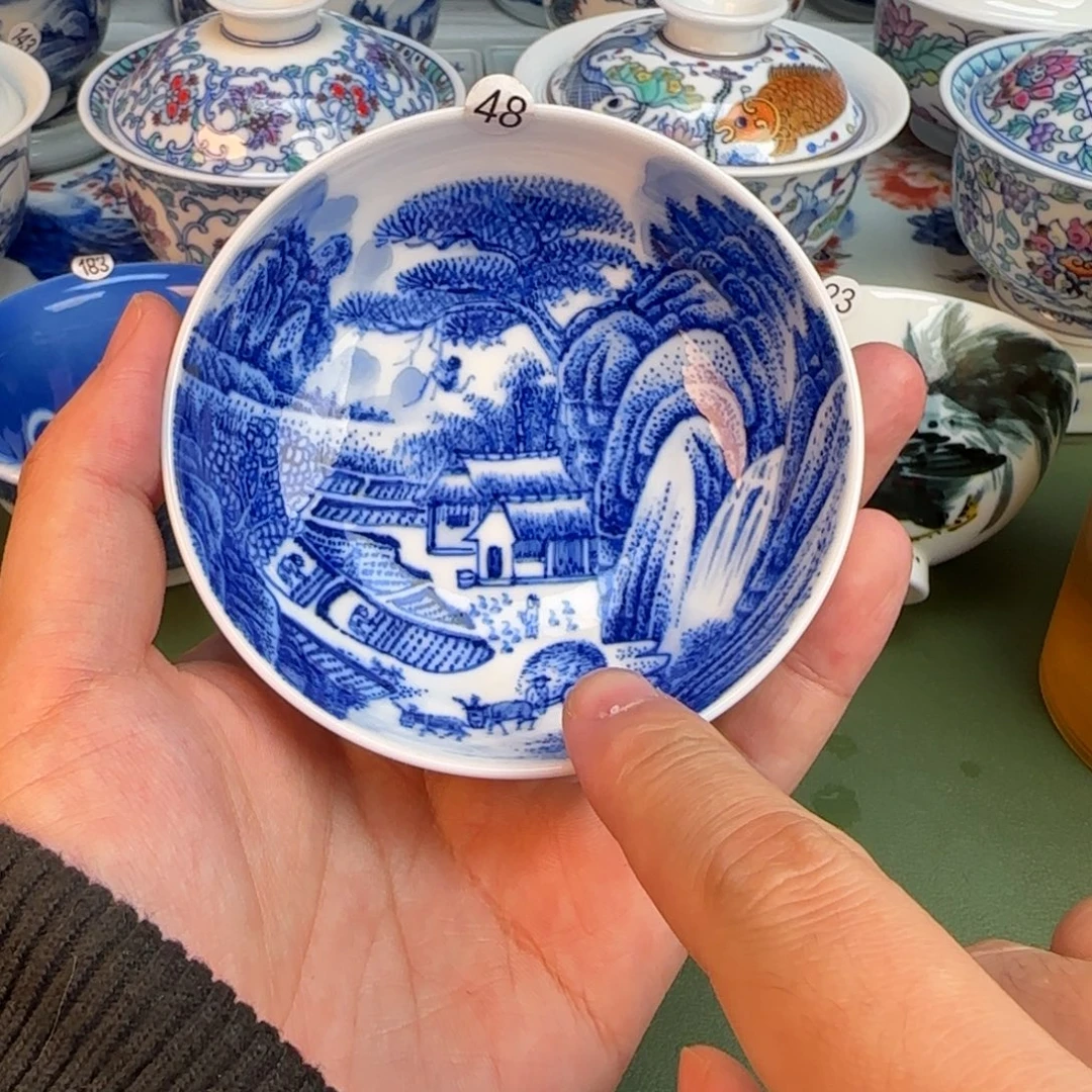 彦祖纯手工手绘茶具48