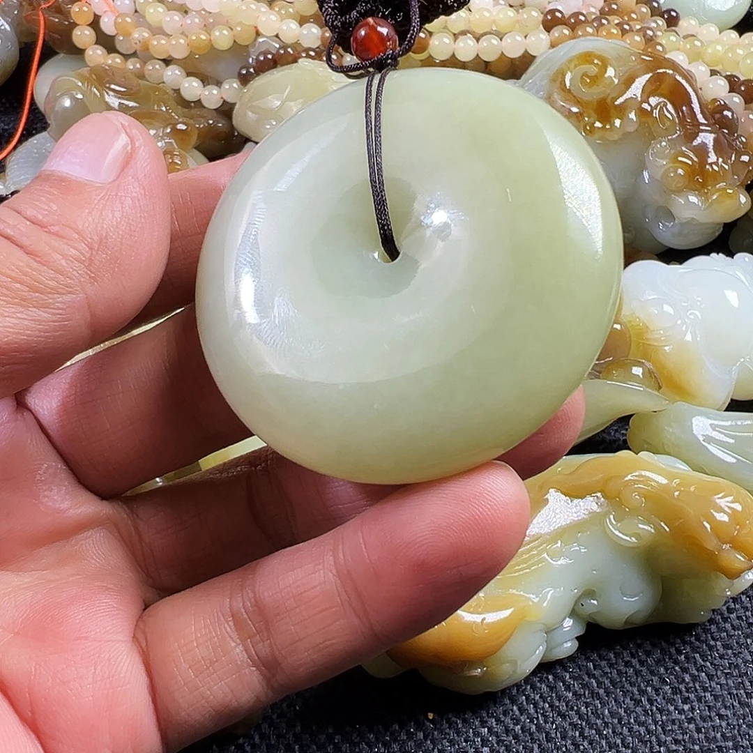 西***龙和田玉未镶嵌吊坠(不含链)