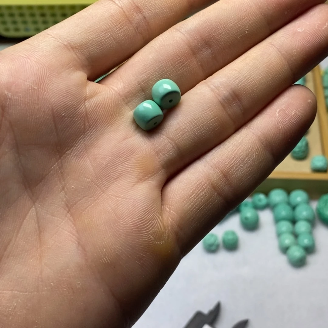 非金属卡8绿色直切一对