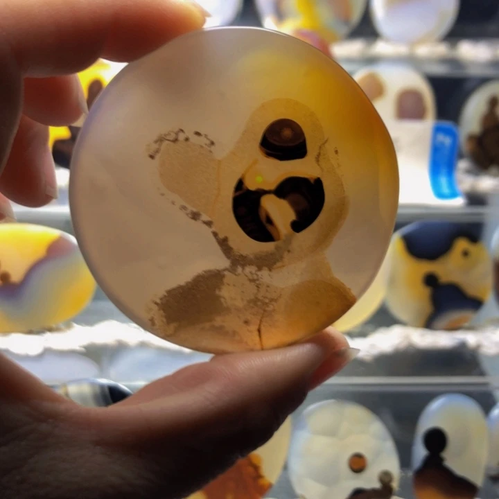 合金玛瑙/玉髓珠宝奇石49有瑕