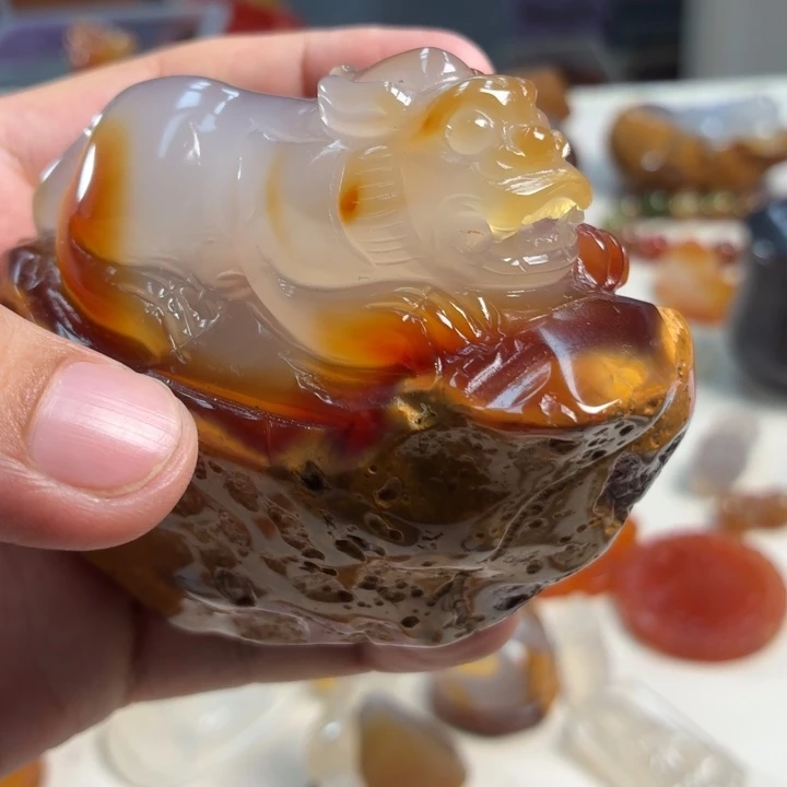 玛瑙/玉髓未镶嵌吊坠(不含链)