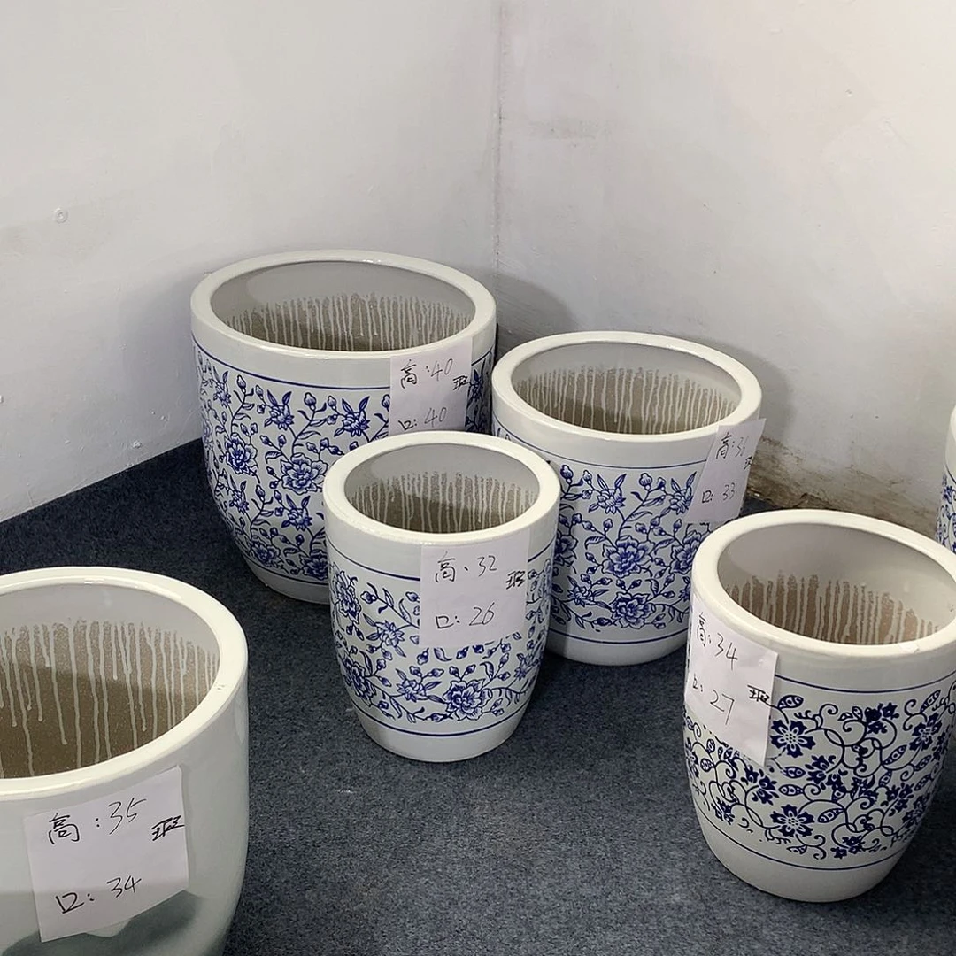 高温陶瓷花盆微瑕