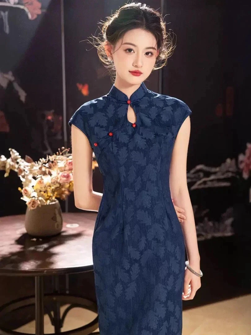 831-840新中式修身显瘦旗袍（非主图款 偶有微瑕）