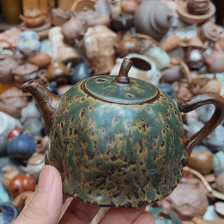 柴烧老岩泥高端茶器