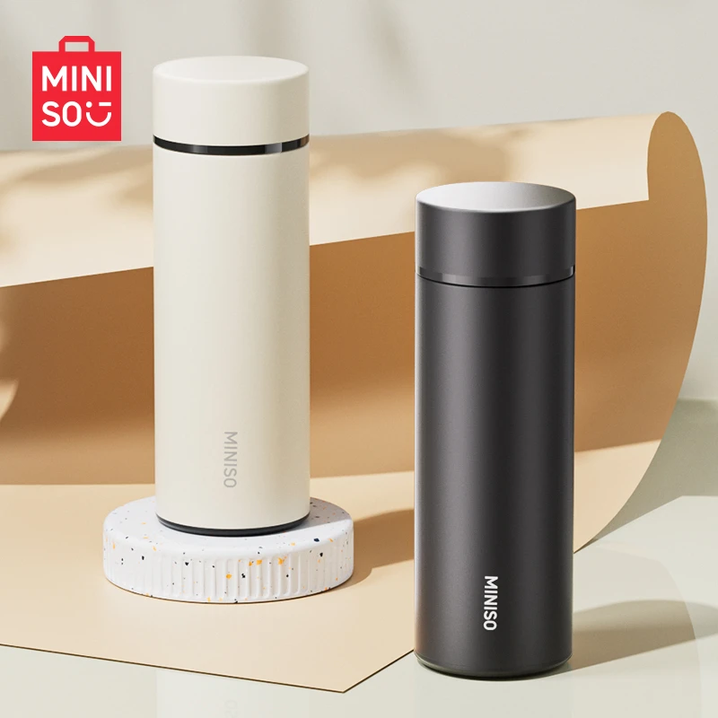 名创优品miniso保温杯316不锈钢高颜值304女士水杯子茶杯学生男款