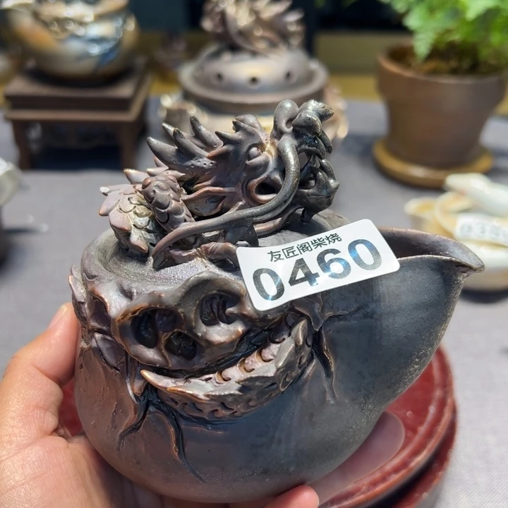 柴烧茶器，纯手工制作