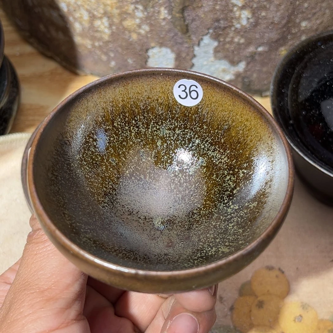 茶盏义兴龙窑坚持真柴烧微瑕