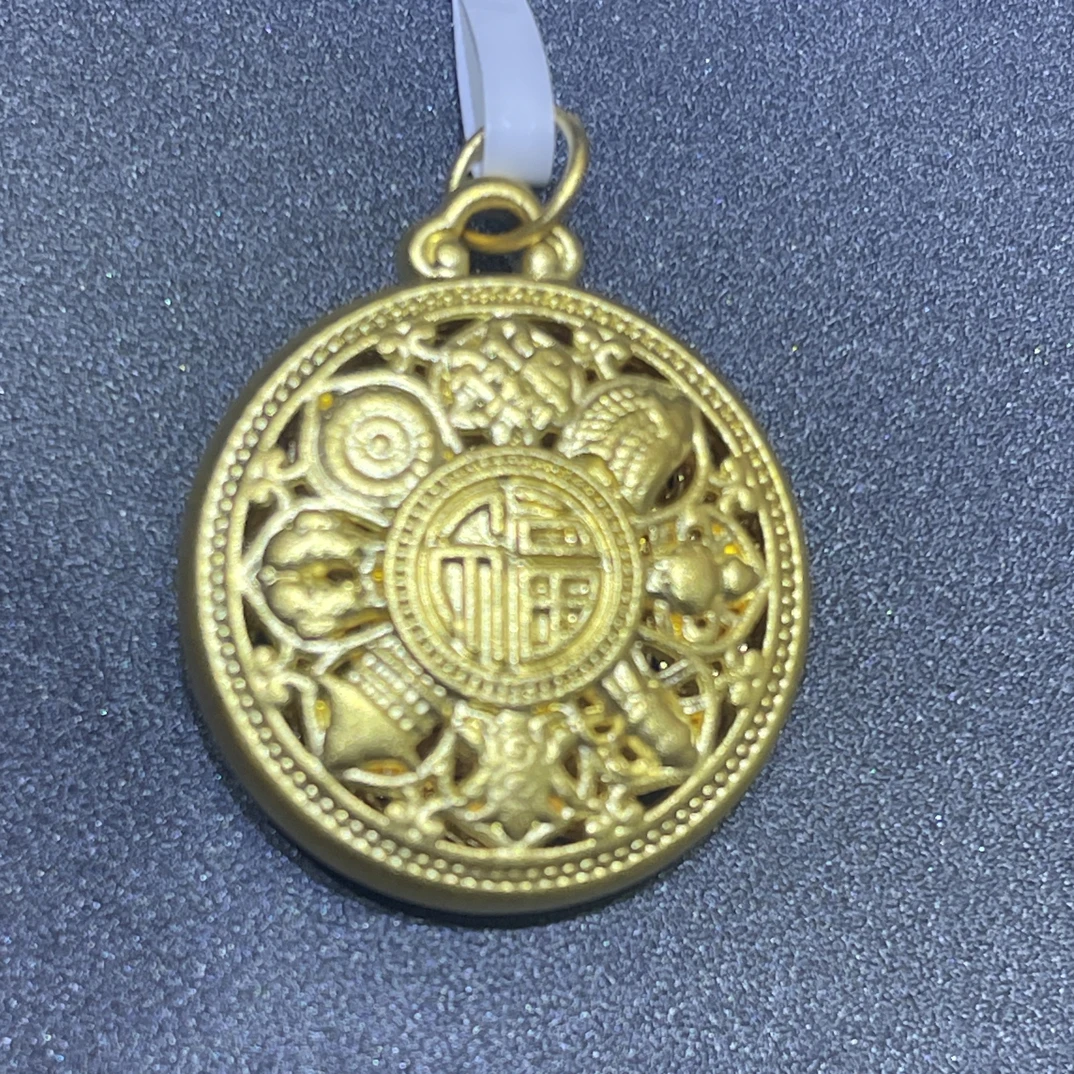 【夏夏专享】足金999 八宝圆盘 ZP 0.99 攒金有道