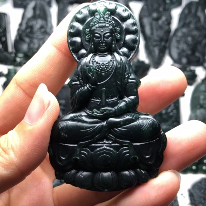 定制翡翠未镶嵌观音