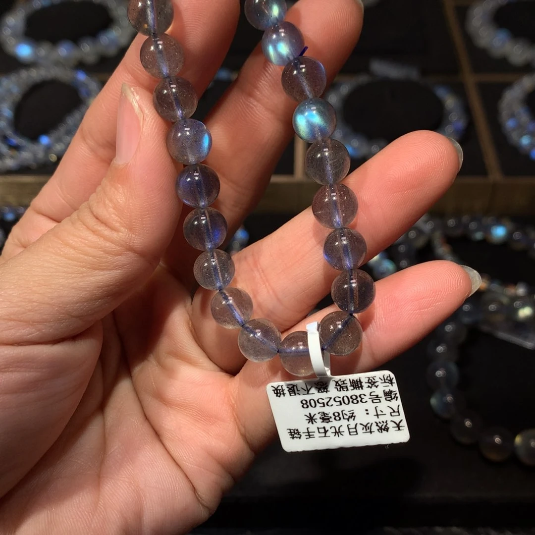 拉长石手链8未镶嵌孙**?