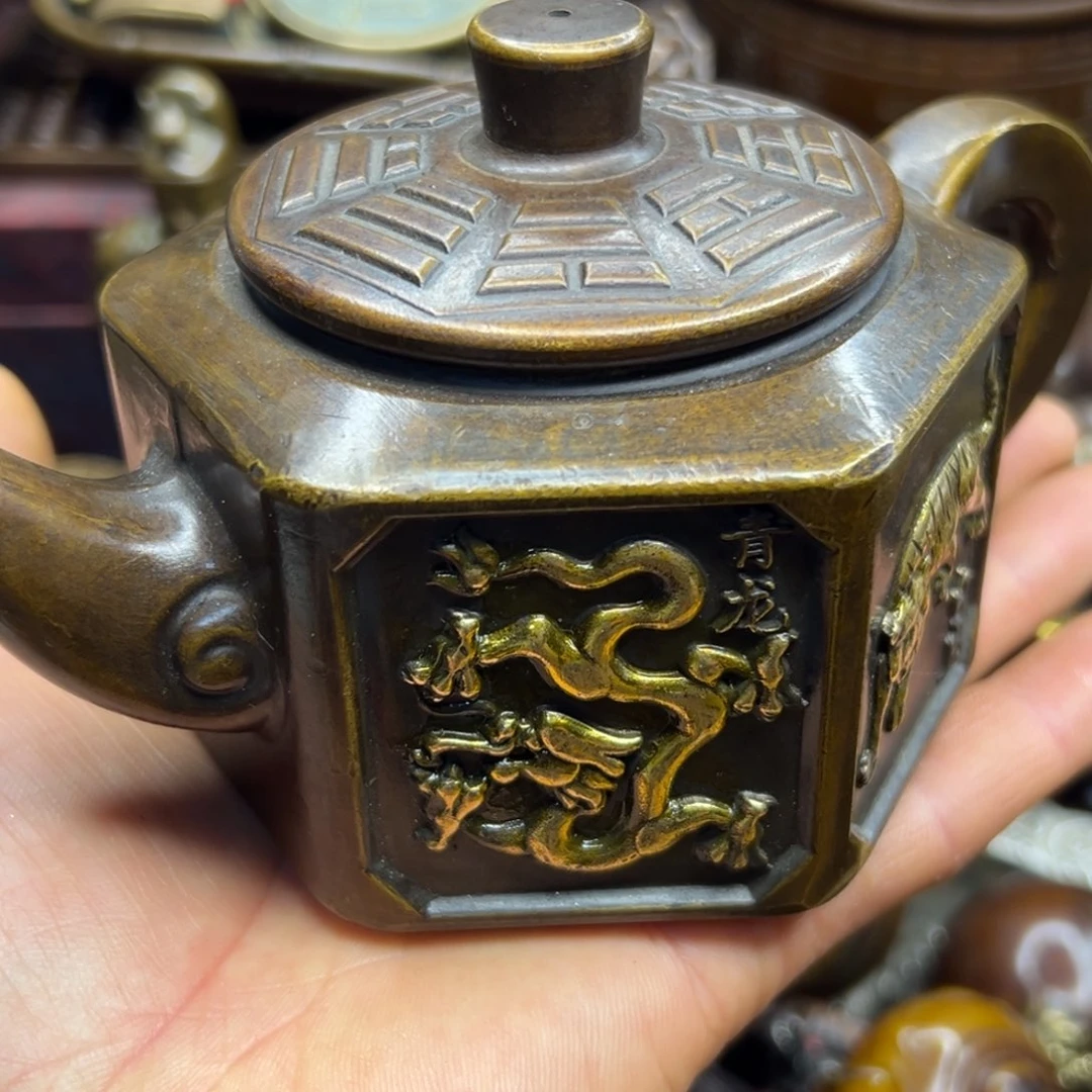 铜摆件欢迎欢迎你