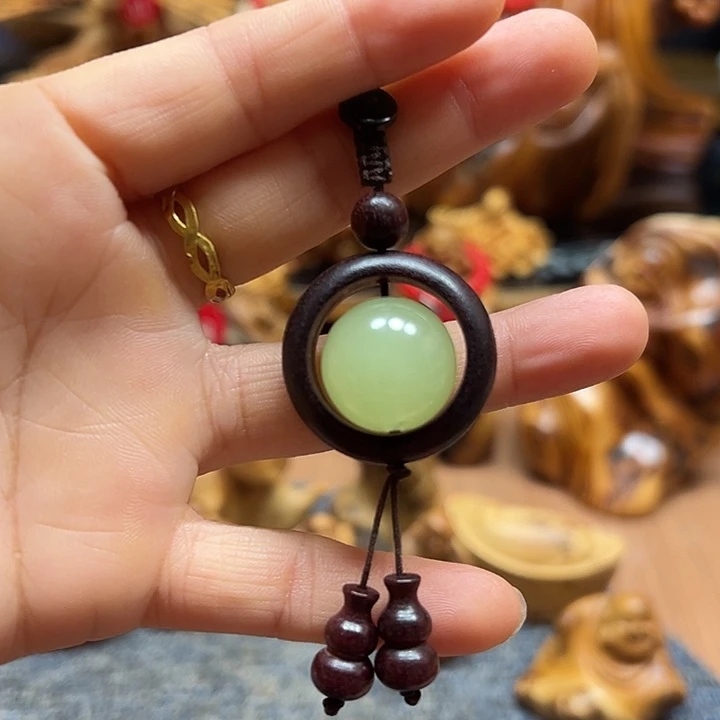 柏木太行崖柏手杷摆件