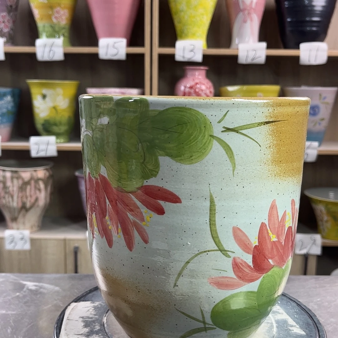 景德镇陶瓷花盆花盆