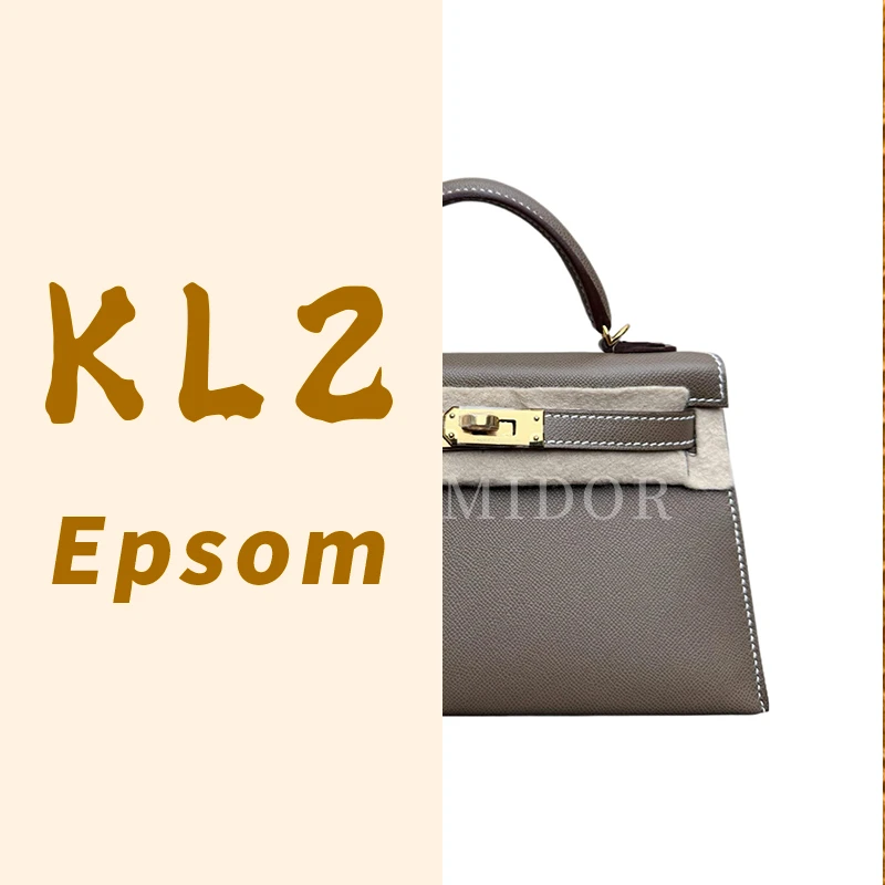 KL二代EP皮蜡线手缝制高版单肩斜挎包真皮轻奢