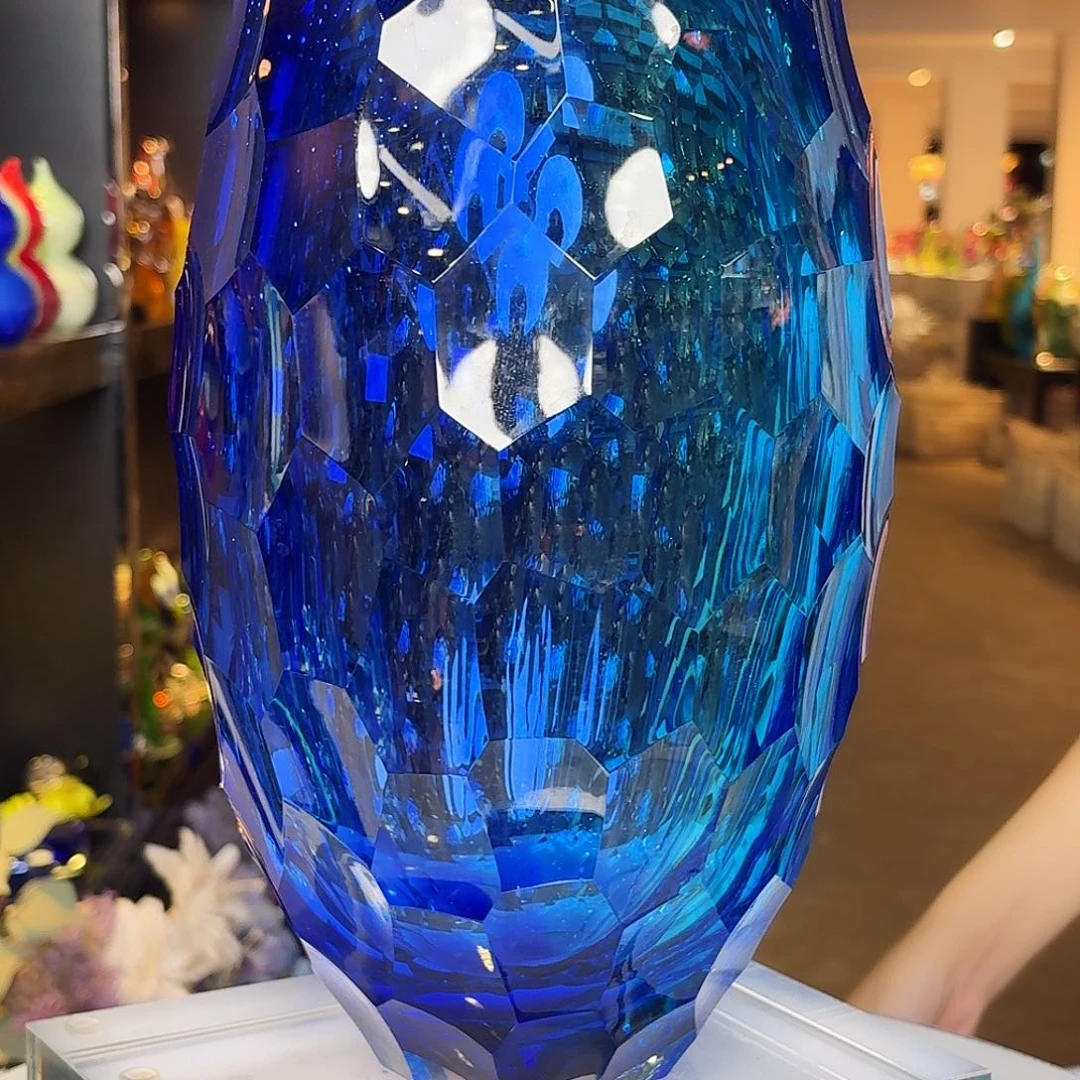 琉璃手工艺品琉璃花的颜色也是非常好看