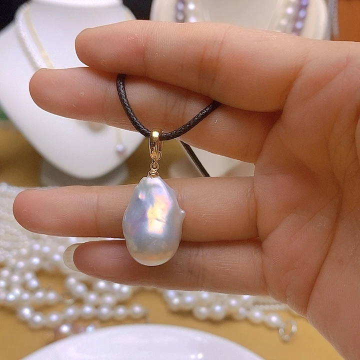 淡水珍珠未镶嵌颈饰381